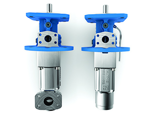 Three-screw pump for machine tool coolant service